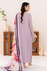 Velora By Stitch Vibes Stitched 4 Piece Collection'2024-Violet Whisper