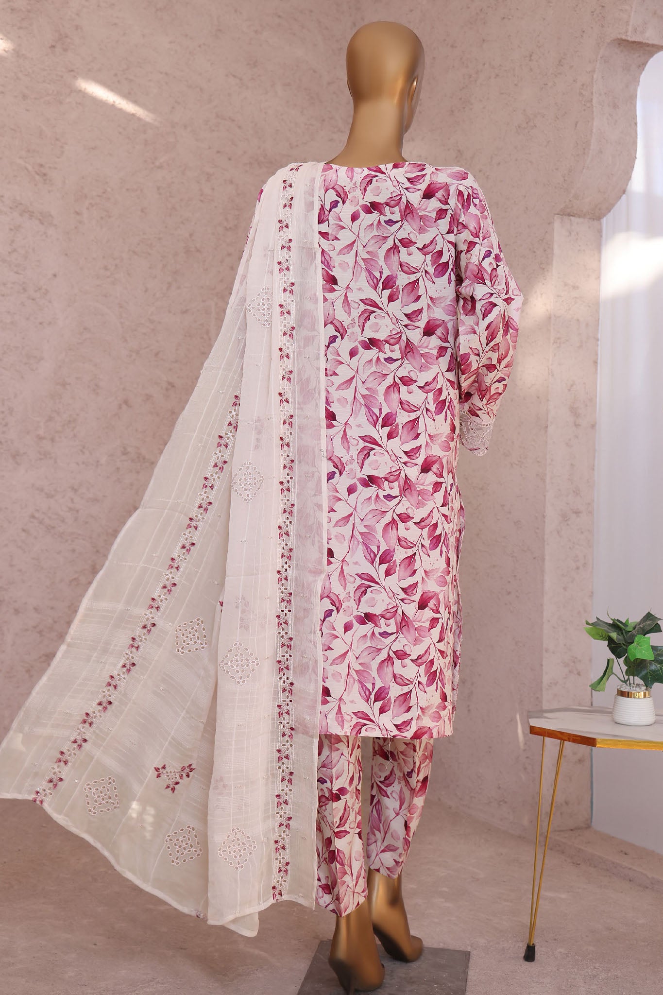 Vogue By HZ Unstitched 3 Piece Emb Raw Silk Collection-VRS-1112