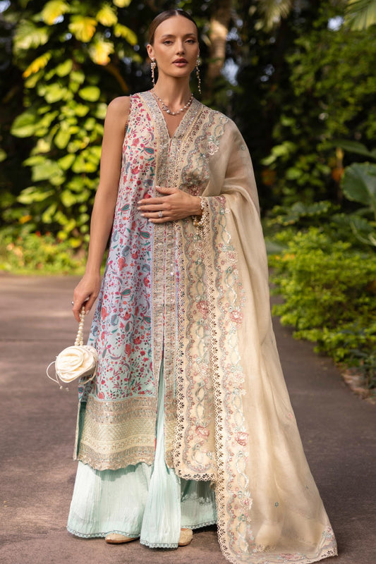 Zinnia By Faiza Saqlain Unstitched 3 Piece Luxury Lawn Collection-Danica