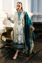 Hussain Rehar Unstitched 3 Piece Luxury Lawn Collection'2025-Veil