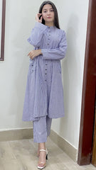 Urban Cut 2 Piece Cotton Yarn Dyed Co Ord Set