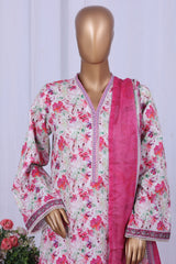 Bin Saeed Stitched 3 Piece Printed Cotton Vol-05 Collection'2025-WC-2510-Multi
