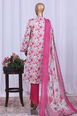 Bin Saeed Stitched 3 Piece Printed Cotton Vol-05 Collection'2025-WC-2510-Multi