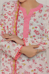 Amna Khadija Unstitched 3 Piece Wrinkle Free Prints Vol-22 Suit-WFP-1137-D