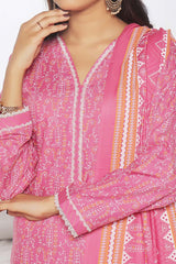 Amna Khadija Unstitched 3 Piece Wrinkle Free Prints Vol-24 Suit-WFP-1145-C