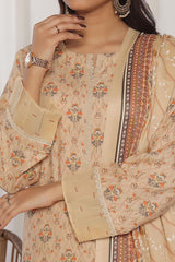 Amna Khadija Unstitched 3 Piece Wrinkle Free Prints Vol-24 Suit-WFP-1147-A