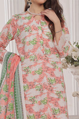 Amna Khadija Unstitched 3 Piece Wrinkle Free Prints Vol-25 Suit-WFP-1149-A