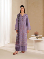 Ayra Solids by Garnet Stitched 3 Piece Collection'2025-Whispy