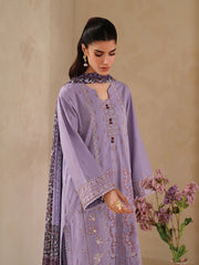 Ayra Solids by Garnet Stitched 3 Piece Collection'2025-Whispy