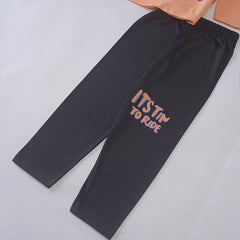 Kjunction Boys Printed Full Sleeve Suit (It's-Time)