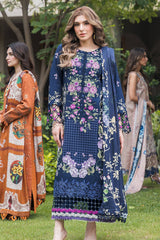 Asifa Nabeel Unstitched 3 Piece Luxury Winter Vol-02 Collection'2024-WL-02-Saphire