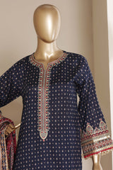 Regal By Sada Bahar Stitched 3 Piece Emb Lawn Vol-01 Suit-EMB-4255-BLUE