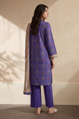 Zellbury Stitched 3 Piece Lawn Pret Suit-WPS2632440