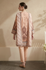 Zellbury Stitched 3 Piece Lawn Pret Suit-WPS2632696