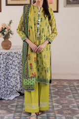 Zellbury Unstitched 2 Piece Emb & Printed Lawn Collection'2024-WU-016