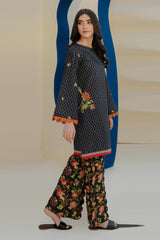 Zellbury Unstitched 2 Piece Digital Printed & Embroidered Cambric Collection'2024-WU-018