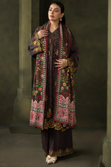 Zellbury Unstitched 3 Piece Winter Suit-WU-0234