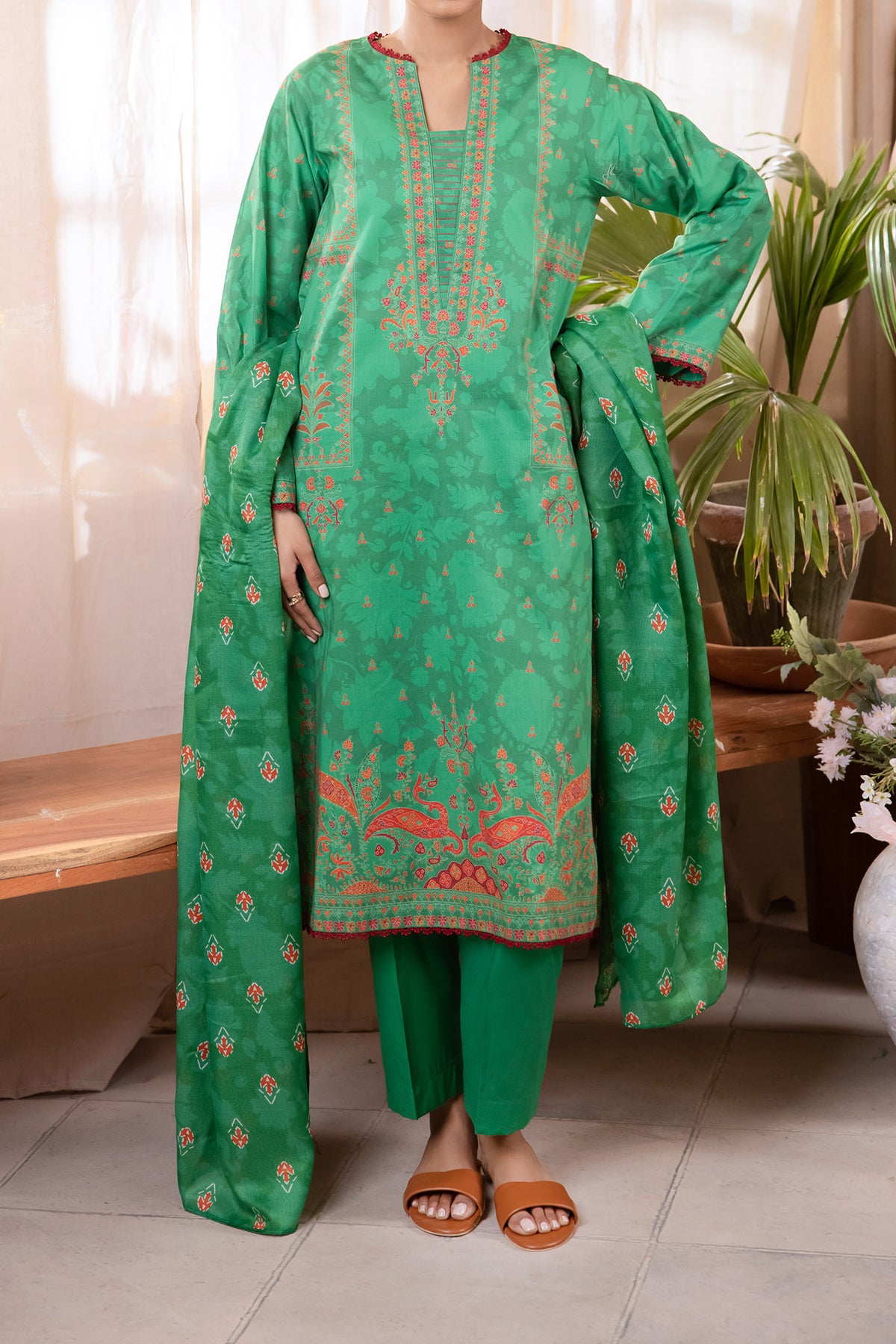 Zellbury Unstitched 3 Piece Lawn Drop-04 Vol-02 Collection'2024-WU-048