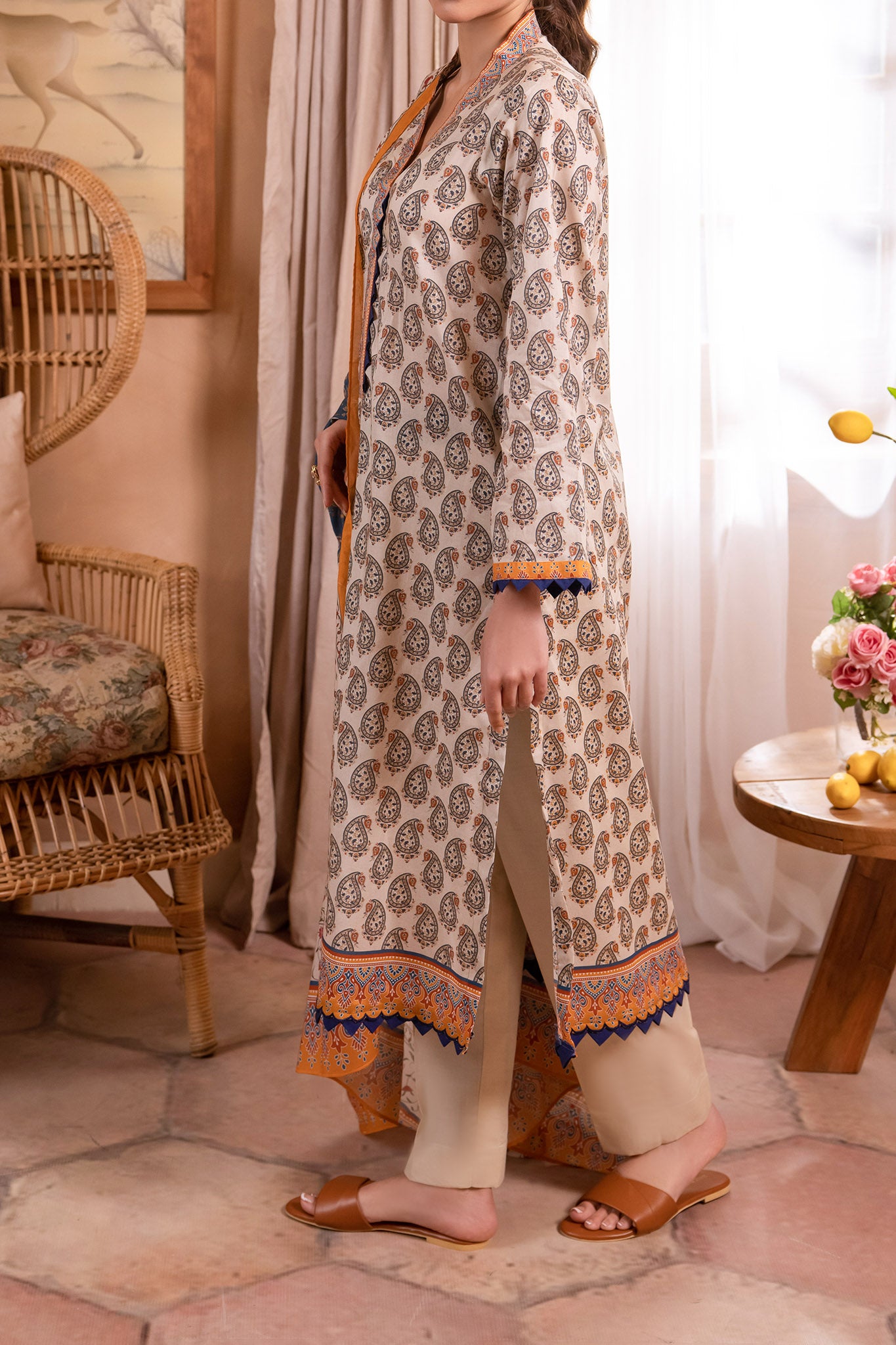 Zellbury Unstitched 3 Piece Lawn Drop-04 Vol-02 Collection'2024-WU-067