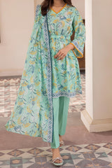 Zellbury Unstitched 3 Piece Digital Printed Lawn Collection'2024-WU-071