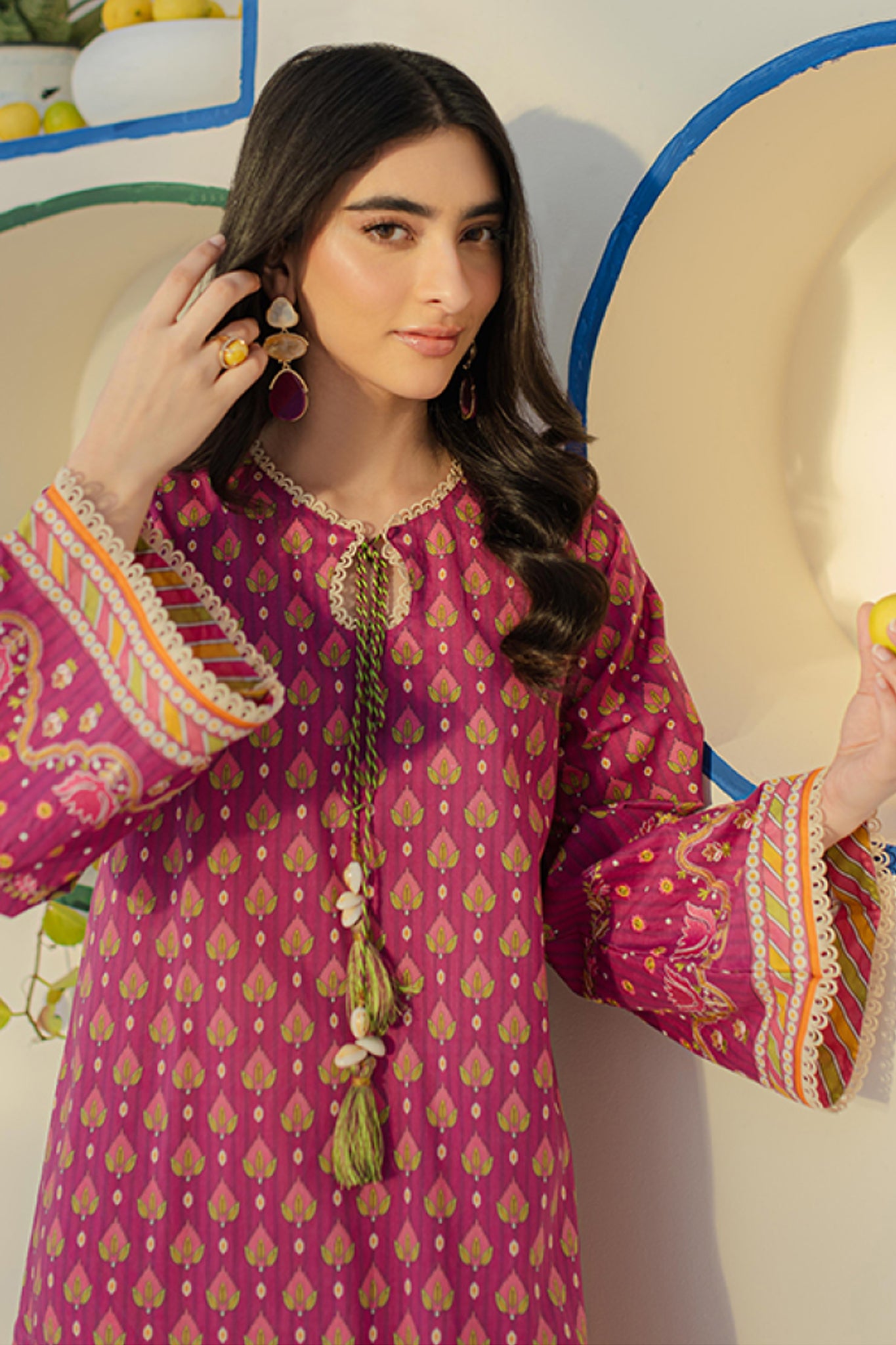 Zellbury Unstitched 2 Piece Digital Printed & Embroidered Cambric Collection'2024-WU-114