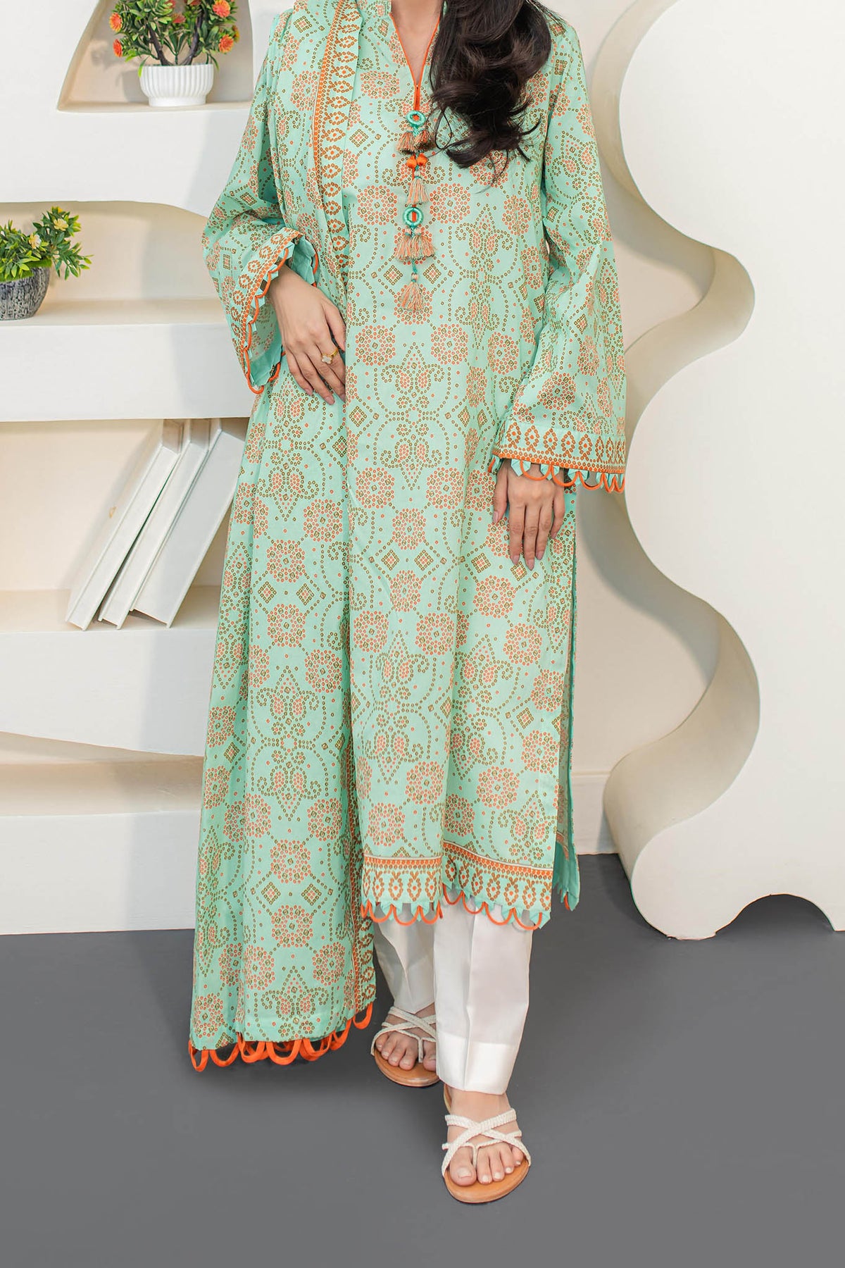 Zellbury Unstitched 2 Piece Lawn Drop-01 Vol-04 Collection'2024-WU-160