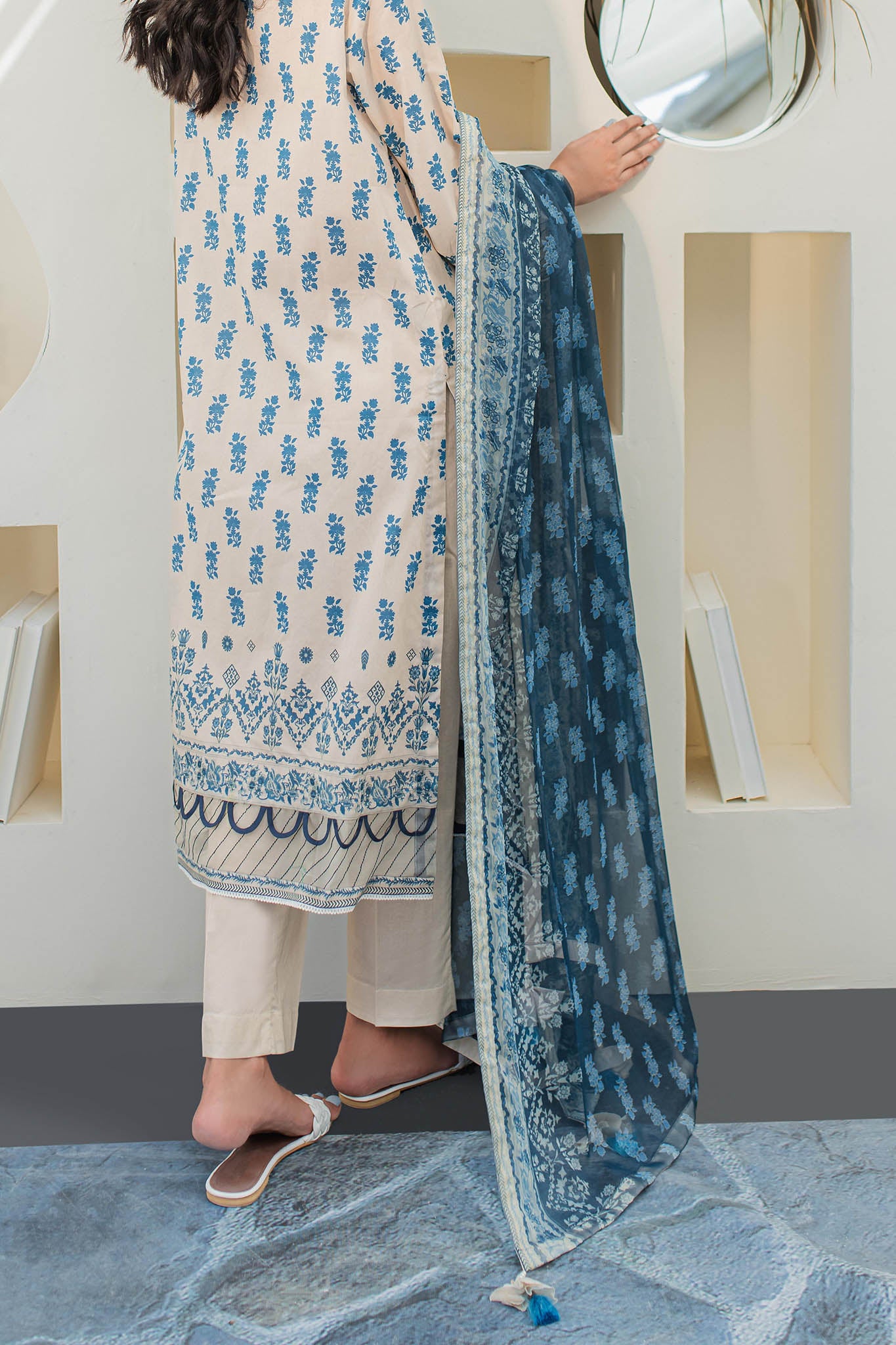 Zellbury Unstitched 3 Piece Lawn Drop-01 Vol-04 Collection'2024-WU-188