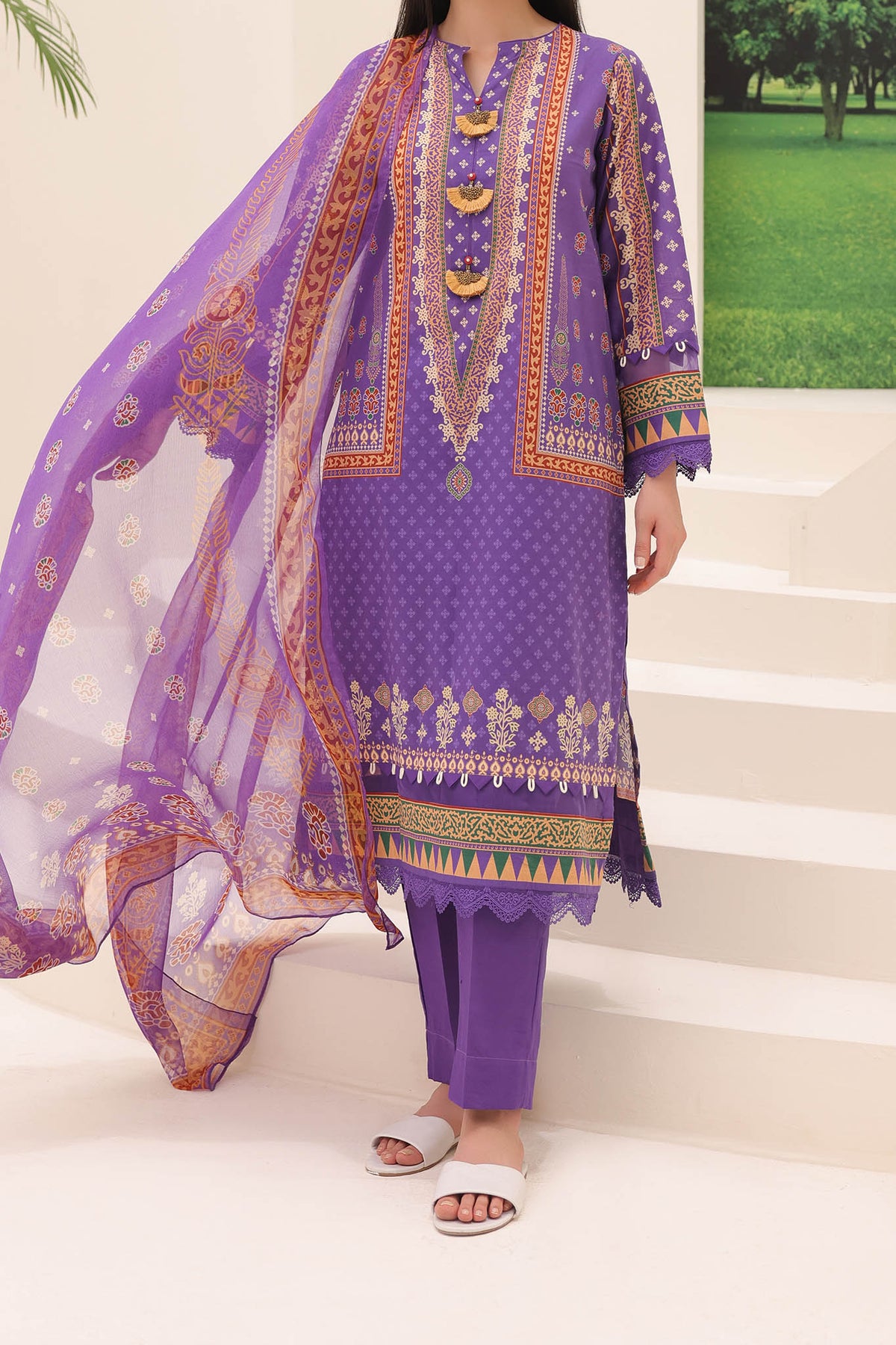 Zellbury Unstitched 3 Piece Lawn Drop-01 Vol-04 Collection'2024-WU-189