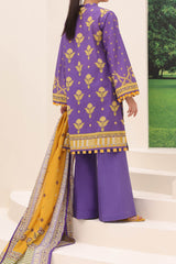 Zellbury Unstitched 3 Piece Lawn Drop-01 Vol-04 Collection'2024-WU-196