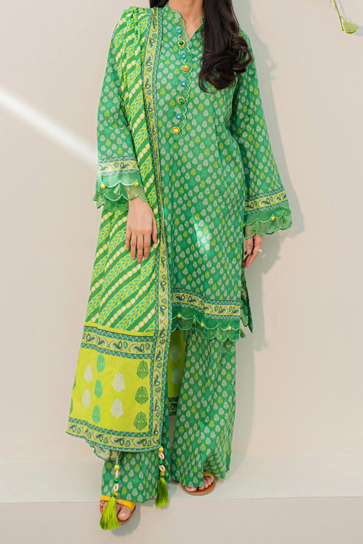 Zellbury Unstitched 3 Piece Digital Printed & Emb Lawn Vol-03 Collection'2024-WU-234