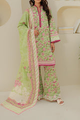 Zellbury Unstitched 3 Piece Digital Printed Lawn Collection'2024-WU-258