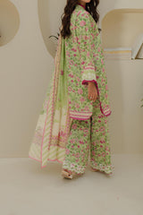 Zellbury Unstitched 3 Piece Digital Printed Lawn Collection'2024-WU-258