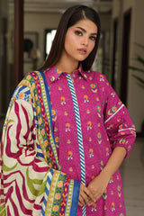 Zellbury Unstitched 2 Piece Digital Printed & Embroidered Cambric Collection'2024-WU-002