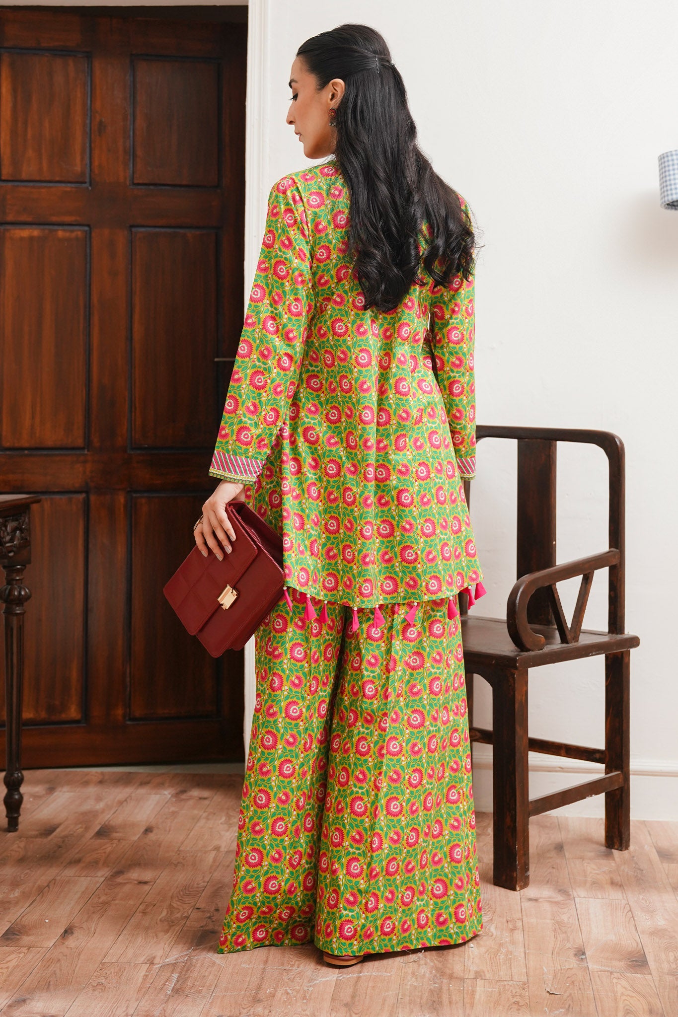 Zellbury Unstitched 2 Piece Digital Printed & Embroidered Cambric Collection'2024-WU-013