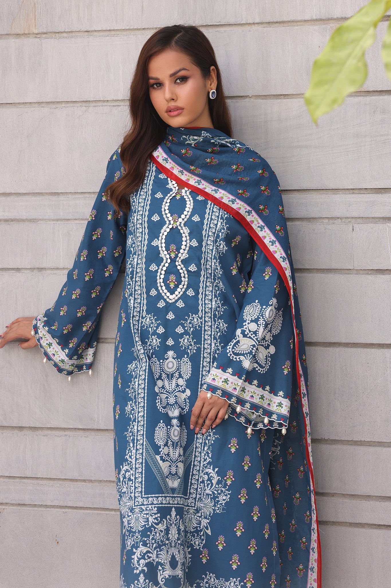 Zellbury Unstitched 3 Piece Digital Printed & Embroidered Cambric Collection'2024-WU-029