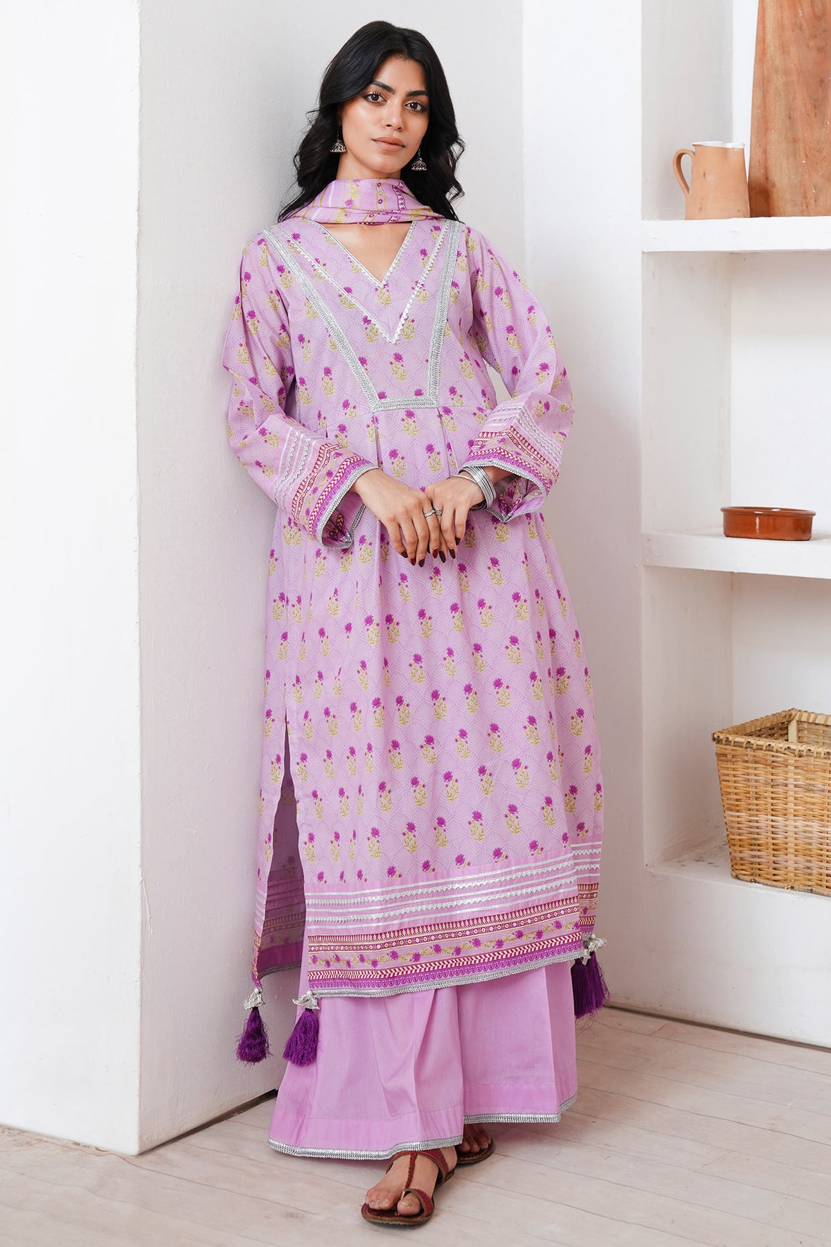 Zellbury Unstitched 3 Piece Digital Printed & Embroidered Cambric Collection'2024-WU-033