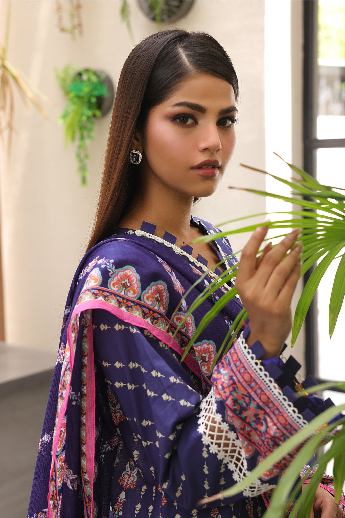 Zellbury Unstitched 3 Piece Digital Printed & Embroidered Cambric Collection'2024-WU-034