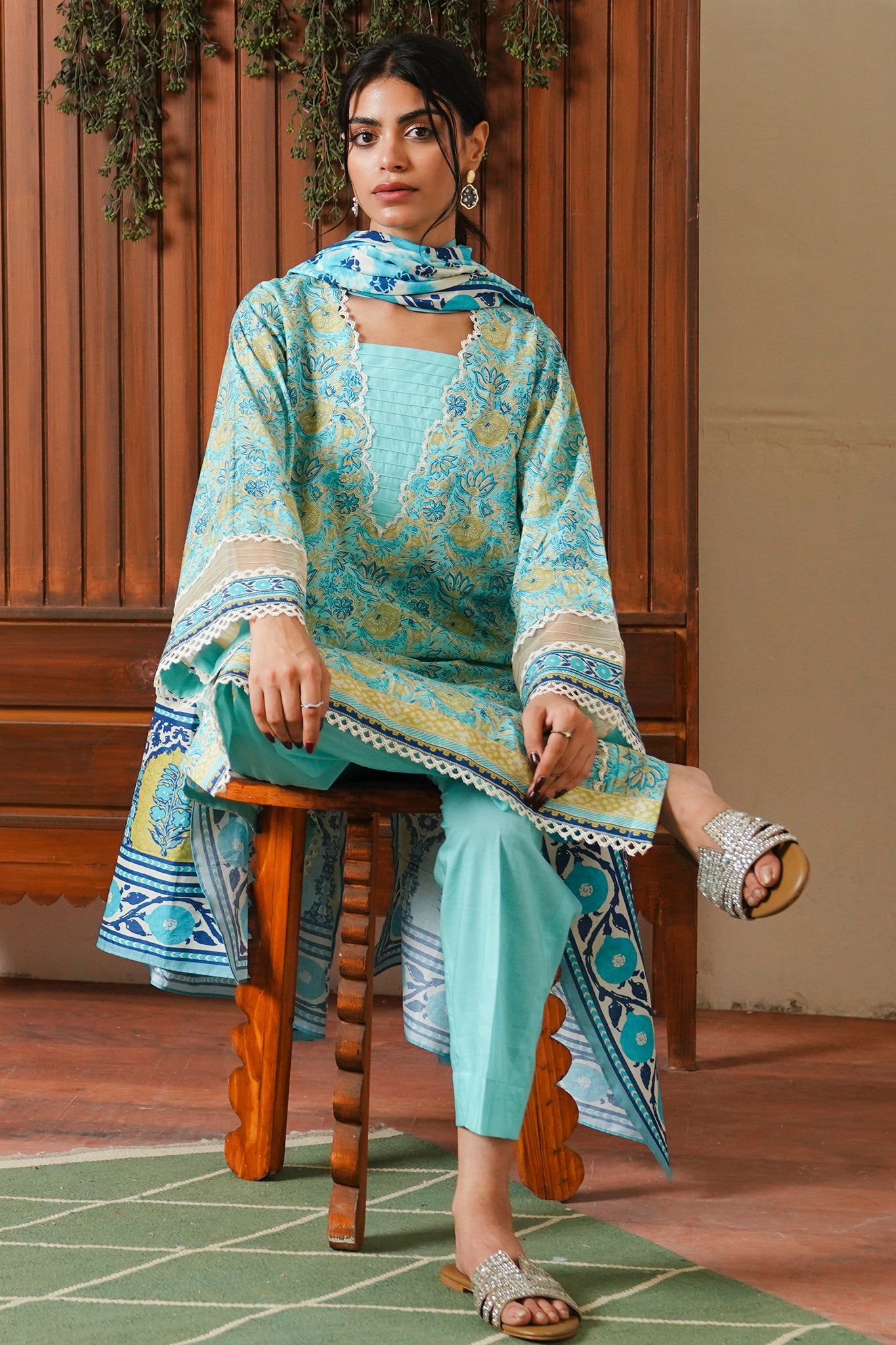 Zellbury Unstitched 3 Piece Digital Printed & Embroidered Cambric Collection'2024-WU-046