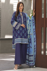 Zellbury Unstitched 3 Piece Digital Printed & Embroidered Cambric Collection'2024-WU-072