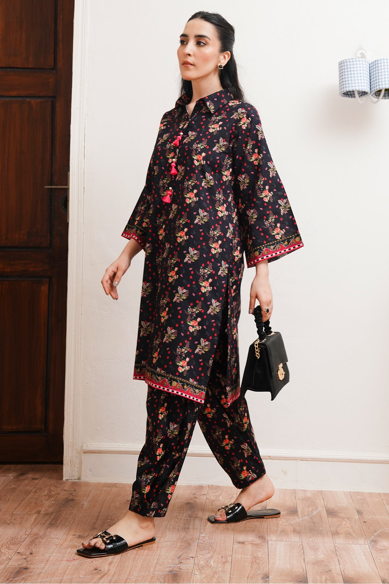 Zellbury Unstitched 2 Piece Digital Printed & Embroidered Cambric Collection'2024-WU-097