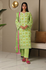 Zellbury Unstitched 3 Piece Digital Printed & Embroidered Cambric Collection'2024-WU-115