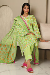 Zellbury Unstitched 3 Piece Digital Printed & Embroidered Cambric Collection'2024-WU-115