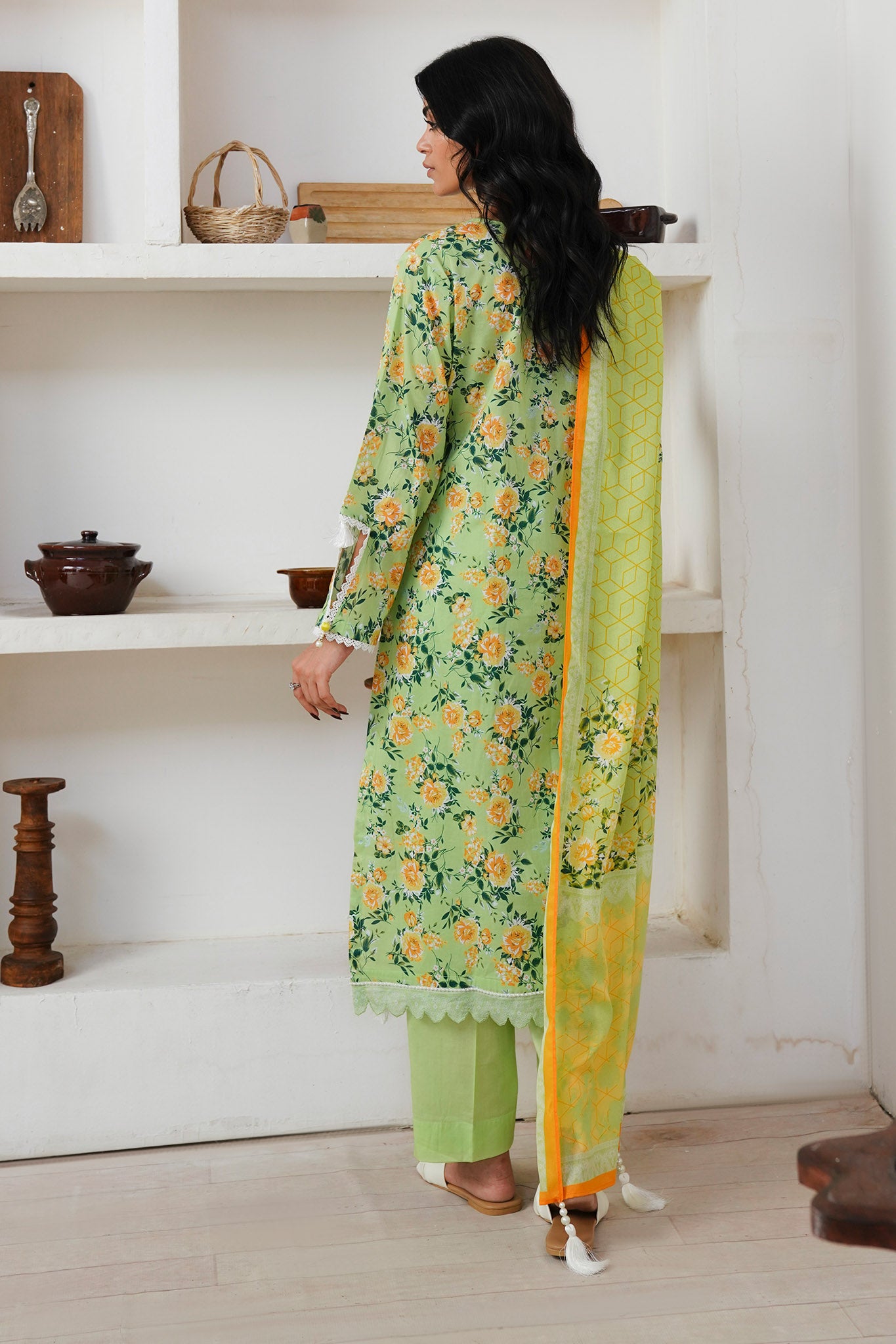 Zellbury Unstitched 3 Piece Digital Printed & Embroidered Cambric Collection'2024-WU-116