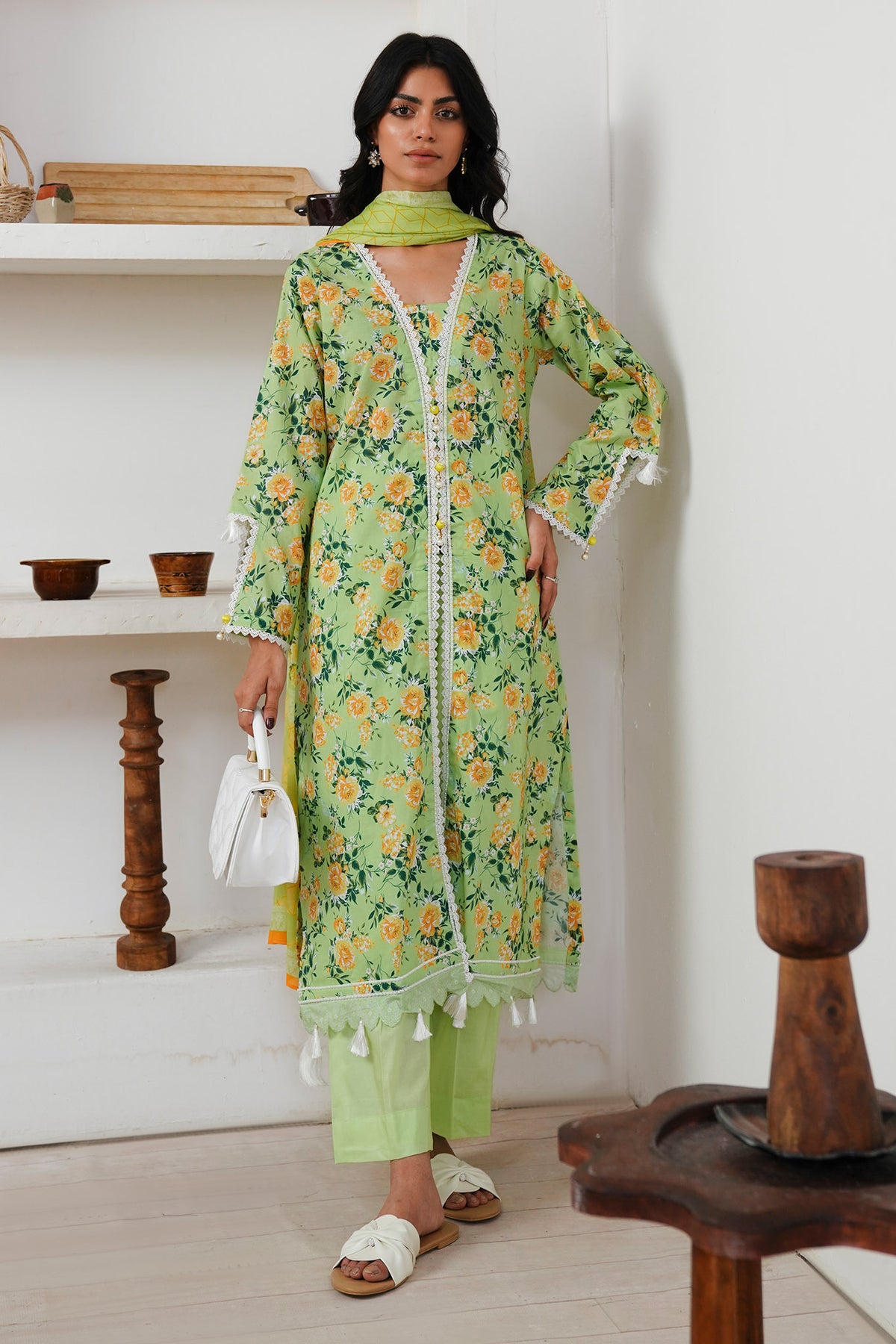 Zellbury Unstitched 3 Piece Digital Printed & Embroidered Cambric Collection'2024-WU-116