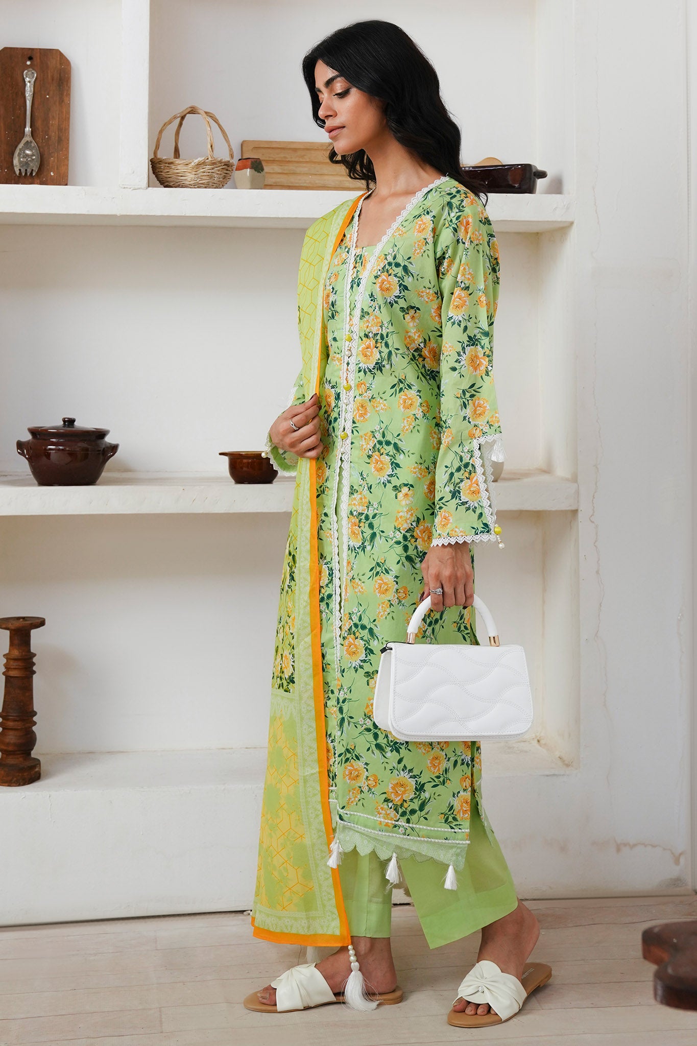 Zellbury Unstitched 3 Piece Digital Printed & Embroidered Cambric Collection'2024-WU-116