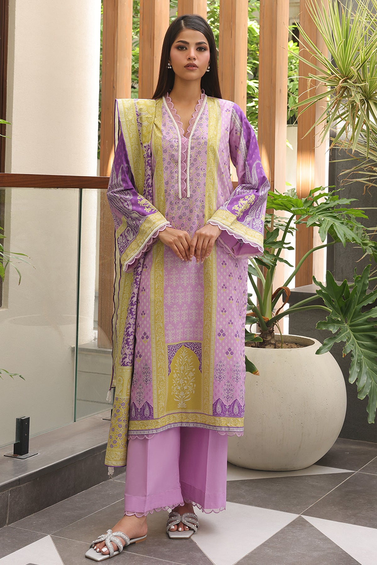 Zellbury Unstitched 3 Piece Digital Printed & Embroidered Cambric Collection'2024-WU-125