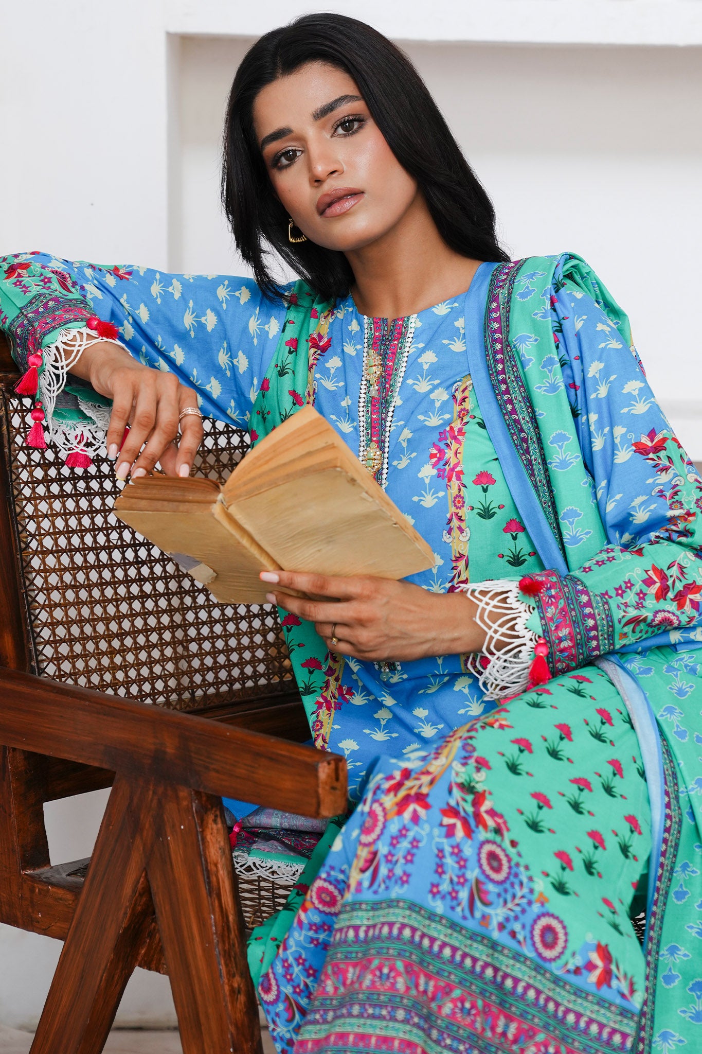 Zellbury Unstitched 3 Piece Digital Printed & Embroidered Cambric Collection'2024-WU-126