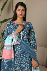 Zellbury Unstitched 3 Piece Digital Printed & Embroidered Cambric Collection'2024-WU-137