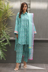 Zellbury Unstitched 3 Piece Digital Printed & Embroidered Cambric Collection'2024-WU-140