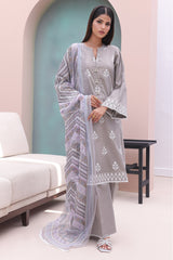 Zellbury Unstitched 3 Piece Digital Printed & Embroidered Cambric Collection'2024-WU-601